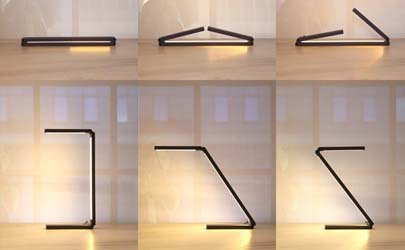 燈具設計|簡約風格百變可調燈具