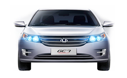 汽車配件工業設計-吉利GC7前大燈